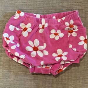 Pink Floral Baby Shorts Bloomers